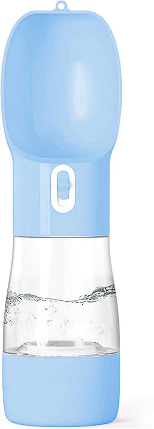 Portable Dog Water Bottle with Food Container